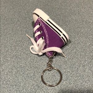 Purple Sneaker Keychain